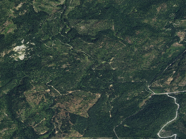 Aerial image of North Huckleberry Mountains