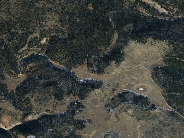 Aerial image of North Iron Springs Camping Area