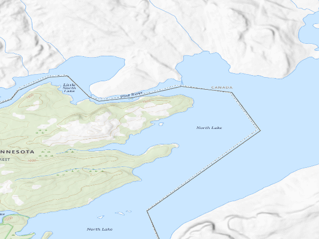 USGS topographic map of North Lake Site 2