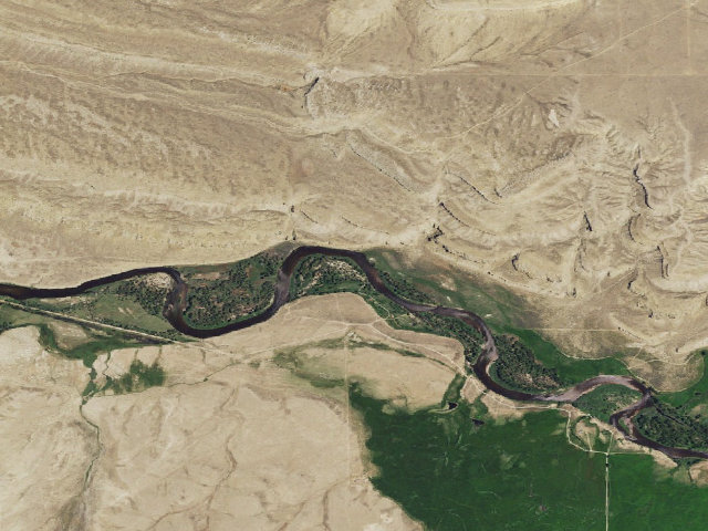 Aerial image of North Platte River-Sanger PAA Campground #2