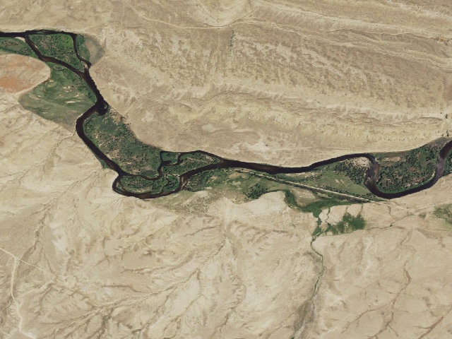 Aerial image of North Platte River-Sanger PAA Campground #4