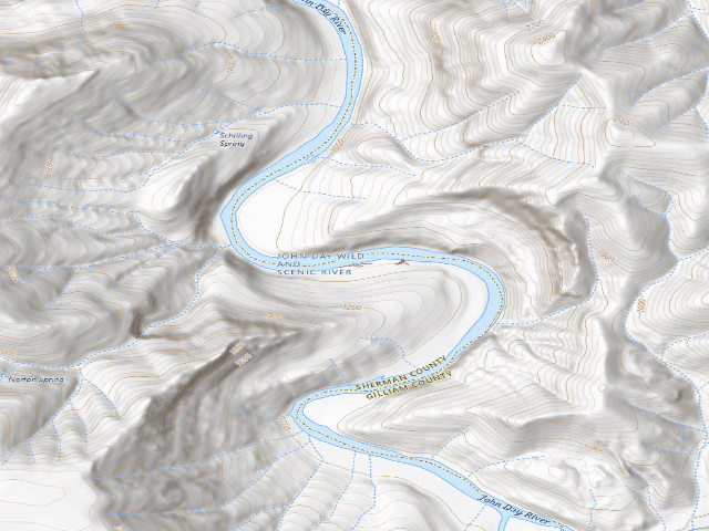 USGS topographic map of North Pole Ridge