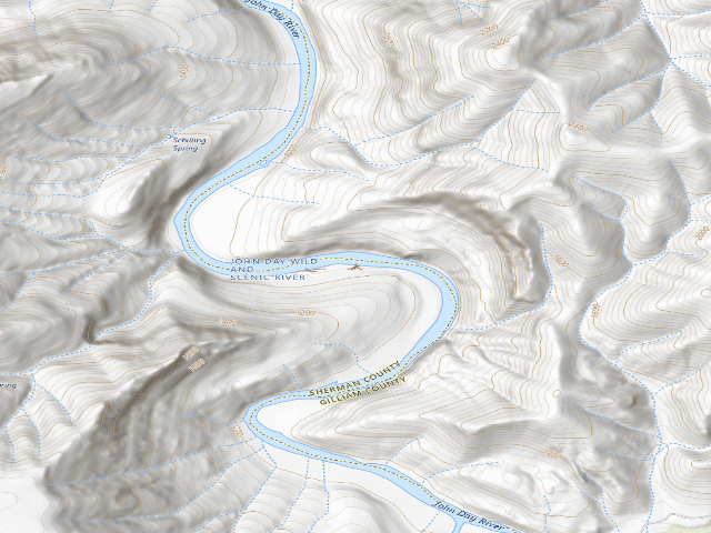 USGS topographic map of North Pole Ridge