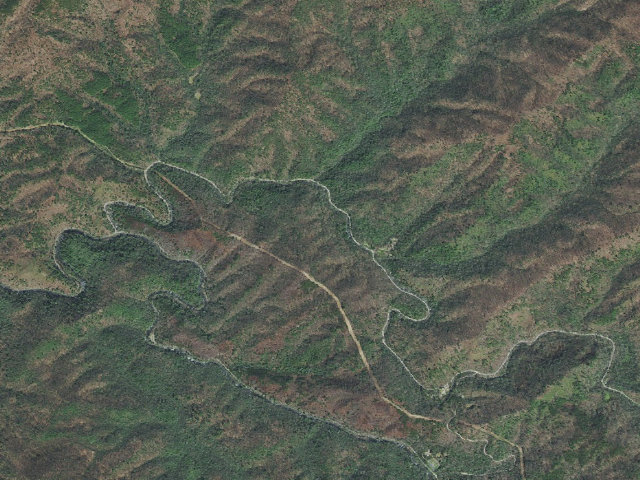 Aerial image of North River Dispersed Campsites