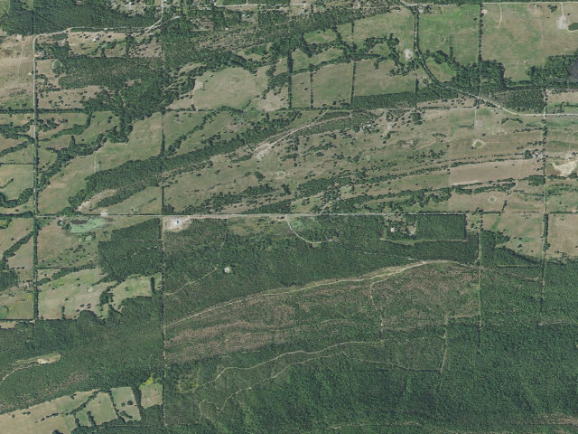 Aerial image of North (Sans Bois WMA)