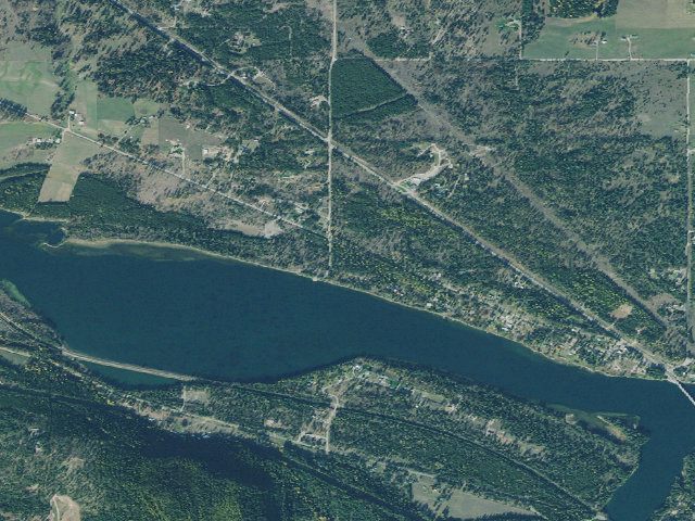 Aerial image of North Shore Campground