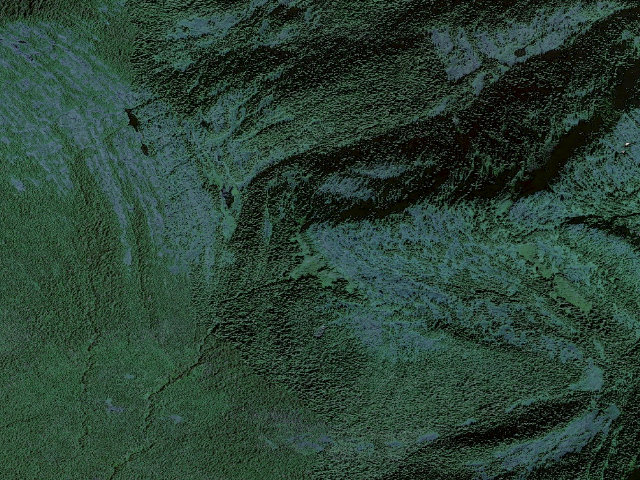 Aerial image of North Wrangell High Country Shelter