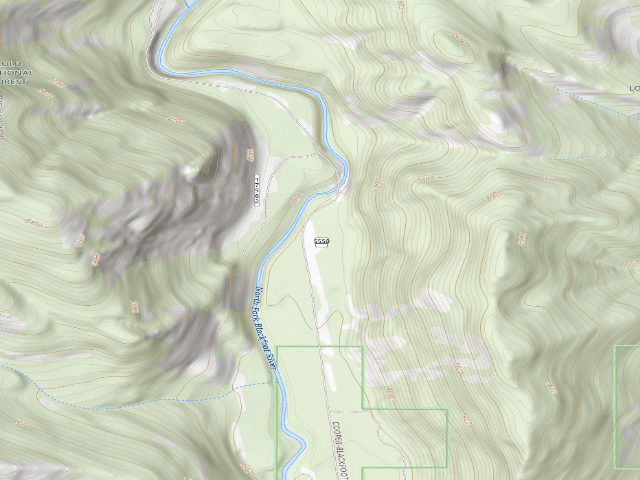 USGS topographic map of Northfork 03