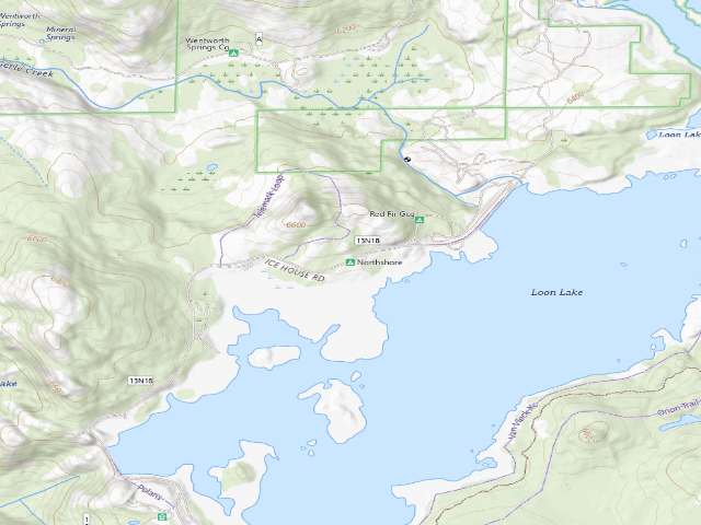 USGS topographic map of Northshore Cg
