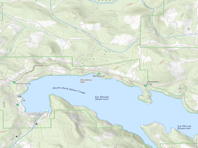 USGS topographic map of Northwind Cg