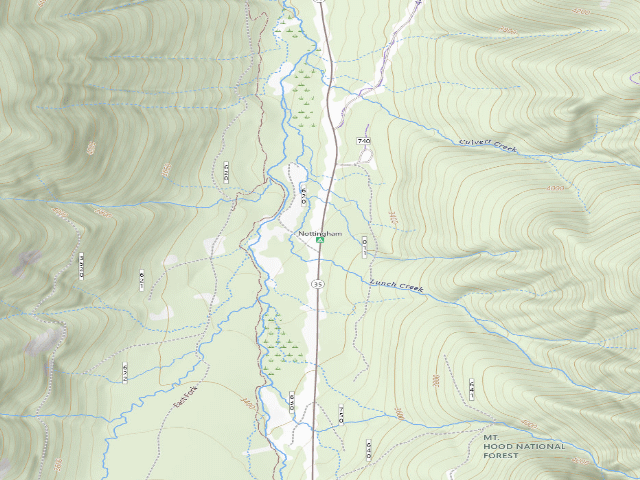 USGS topographic map of Nottingham
