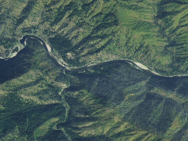 Aerial image of O'Hara Campground