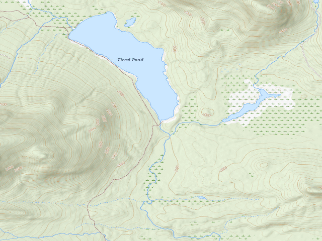 USGS topographic map of O'Neill Flow Tentsite [DEC #3978] (Blue Mountain Wild Forest)