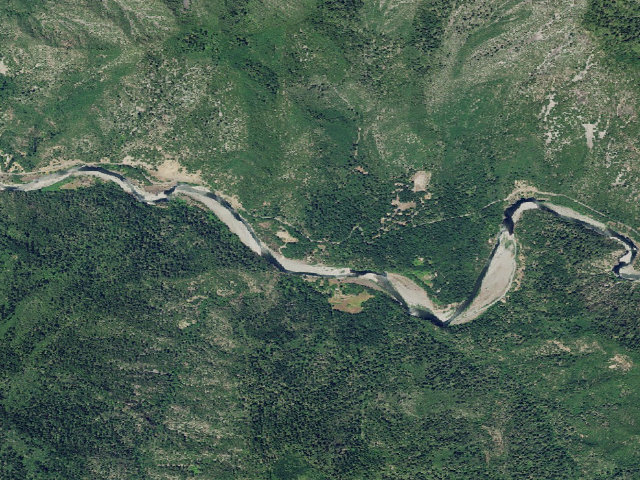 Aerial image of Oak Bottom