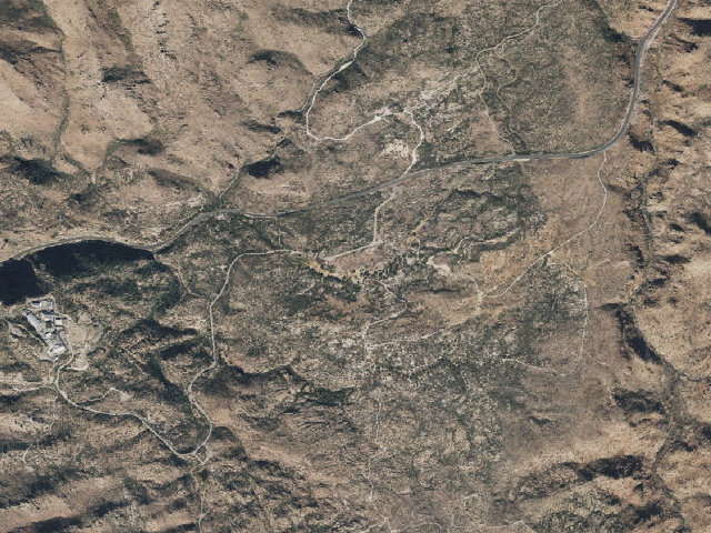 Aerial image of Oak Flat