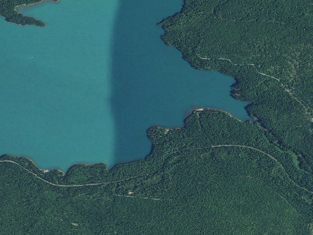 Aerial image of Oak Fork