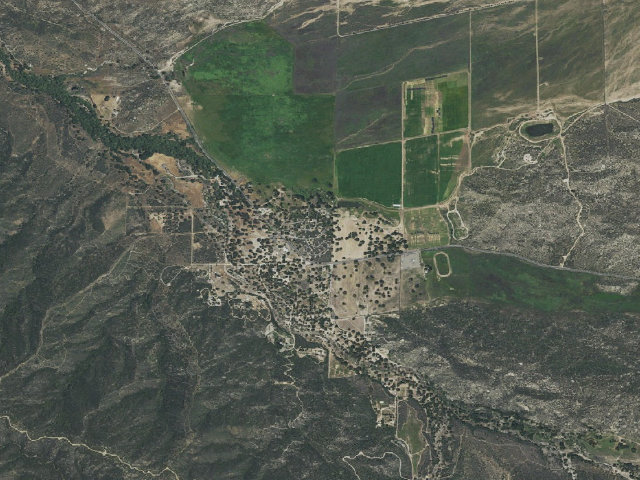 Aerial image of Oak Grove Campground