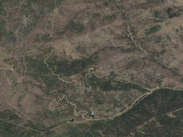 Aerial image of Oak Grove Campground