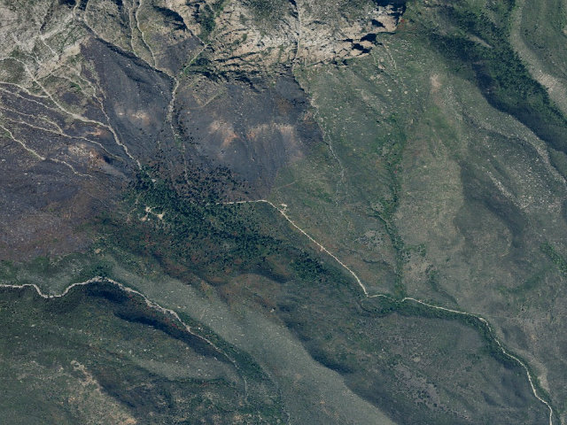 Aerial image of Oak Grove Campground