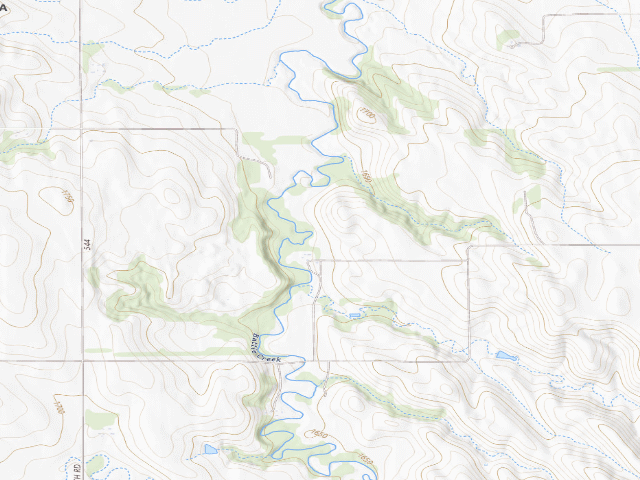 USGS topographic map of Oak Valley WMA