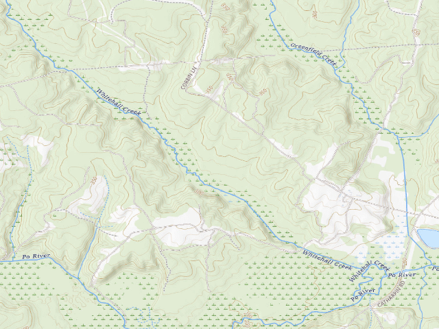 USGS topographic map of Oakley Forest WMA