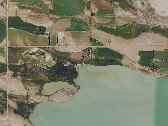 Aerial image of Ocean Lake WHMA — Stultz Camping Area