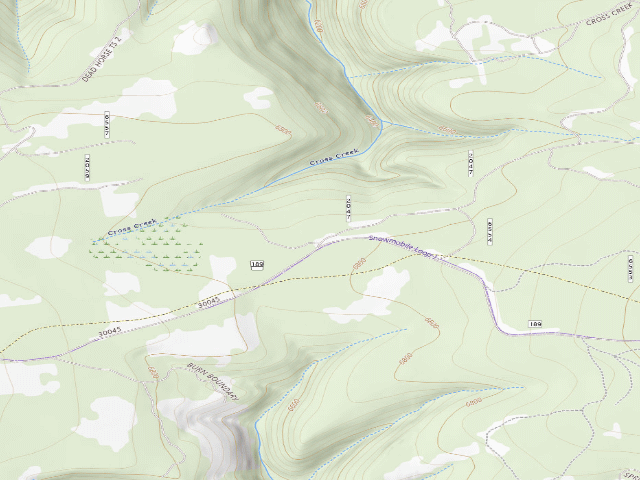 USGS topographic map of Off Pierce Park Rd 2047-1