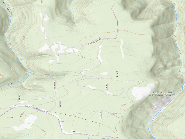 USGS topographic map of Off Pierce Park Rd 2047-2