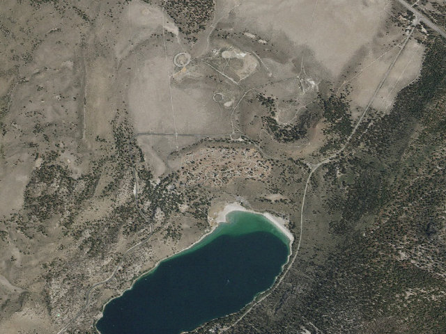 Aerial image of Oh Ridge Campground