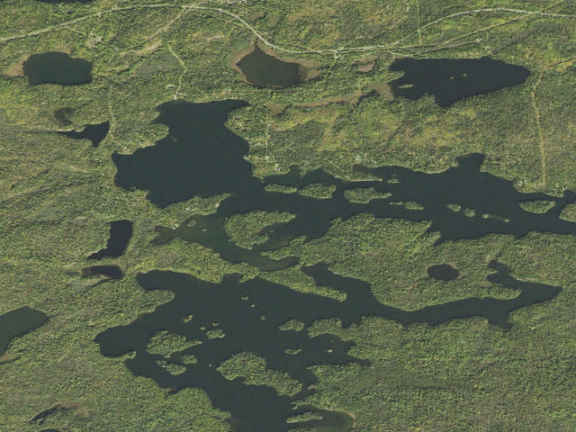 Aerial image of Ojibway Lake Site 1