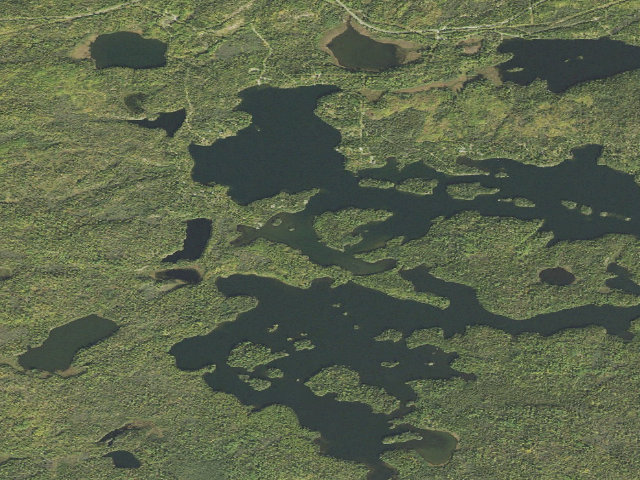 Aerial image of Ojibway Lake Site 2