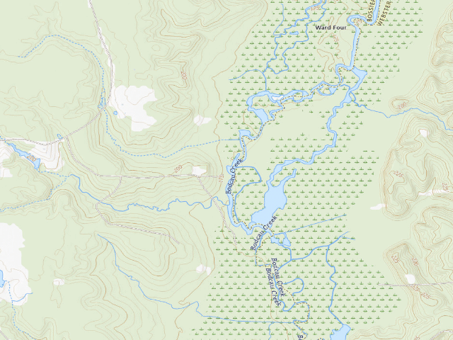 USGS topographic map of Old Field Primitive Camping
