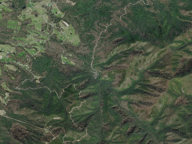 Aerial image of Old Forge Campground