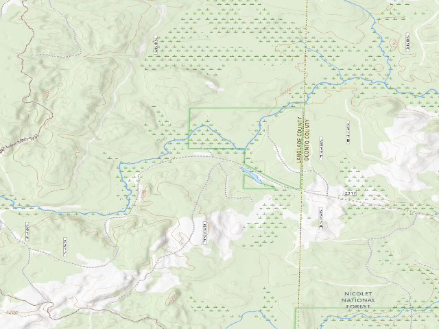 USGS topographic map of Old Graves Ca