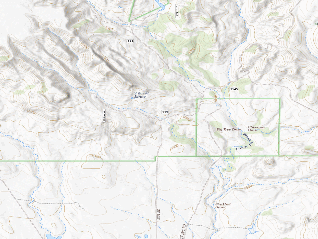 USGS topographic map of Old Mill Spring