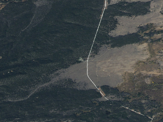 Aerial image of Old Mine Area