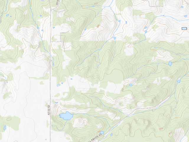 USGS topographic map of Old Oily (Cross Timbers WMA)