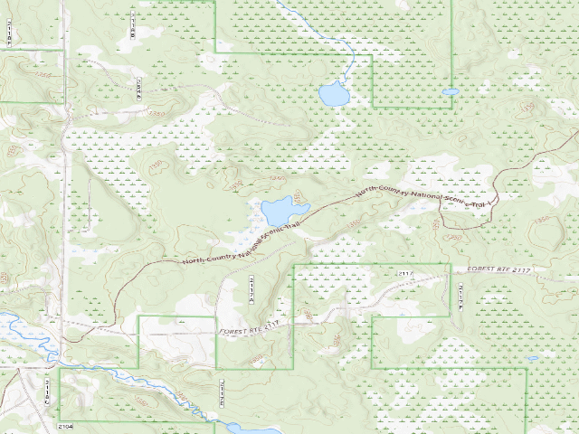 USGS topographic map of Old Pines - Nct W47