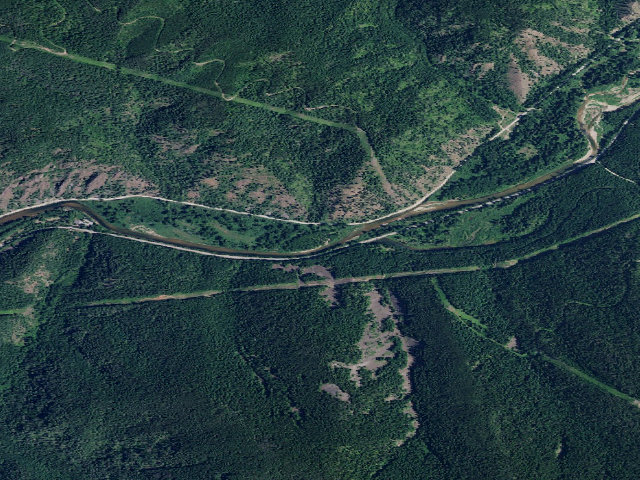 Aerial image of Old River Rd Mm 14.5B