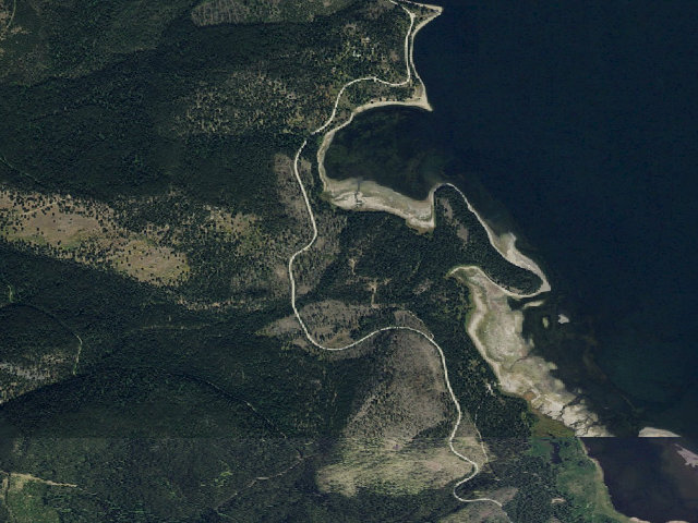 Aerial image of Old Rumbaugh Camp 2