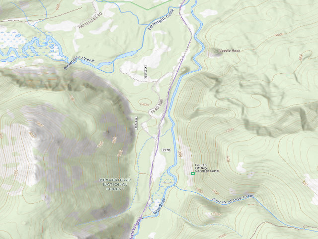 USGS topographic map of Old Spot