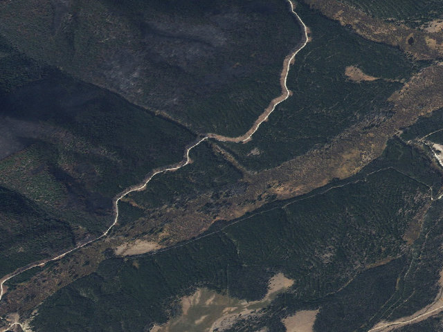 Aerial image of Old Toilet