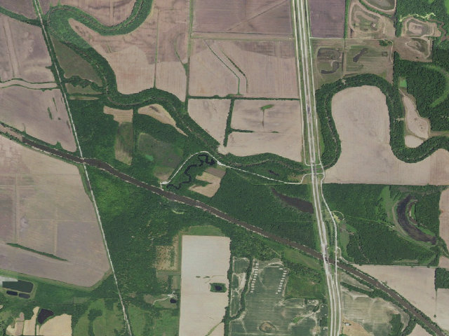 Aerial image of Old Town Access