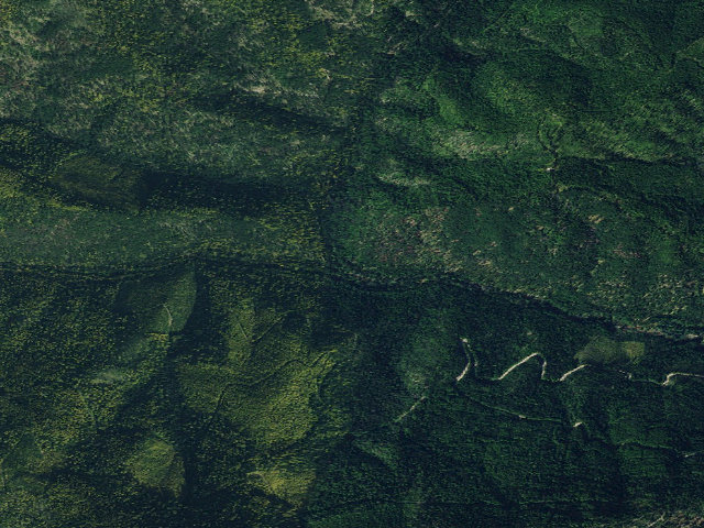 Aerial image of Old Town Site