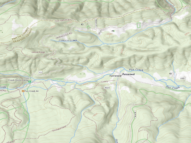 USGS topographic map of Old Virginia Group Horse Camp