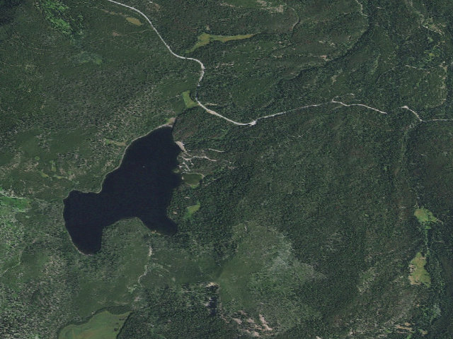 Aerial image of Olive Lake