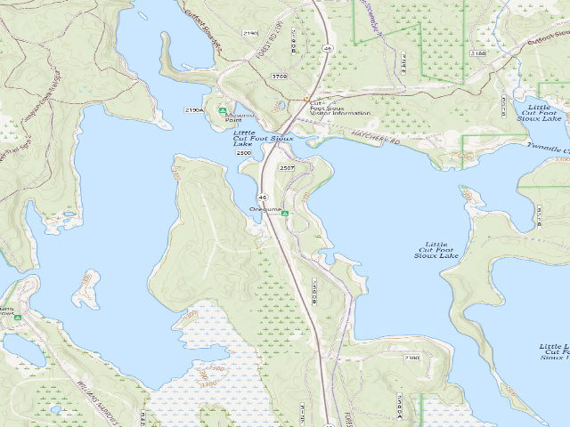 USGS topographic map of Onegume