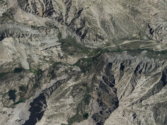 Aerial image of Onion Valley Campground