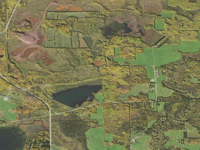 Aerial image of Orange Lake M7