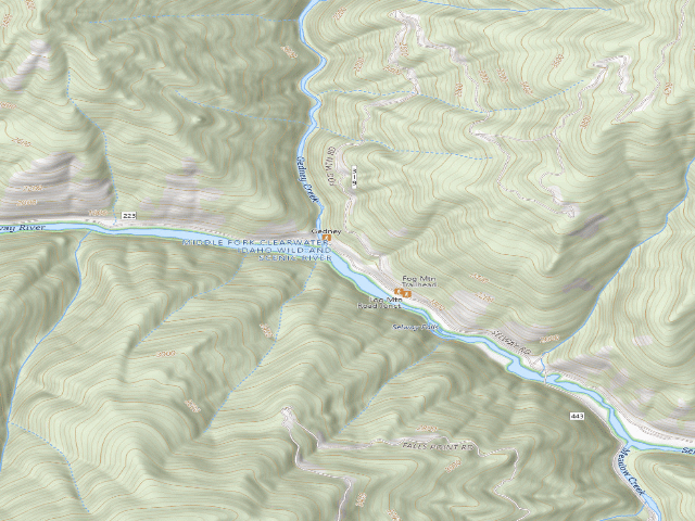 USGS topographic map of Oregon Beach-008